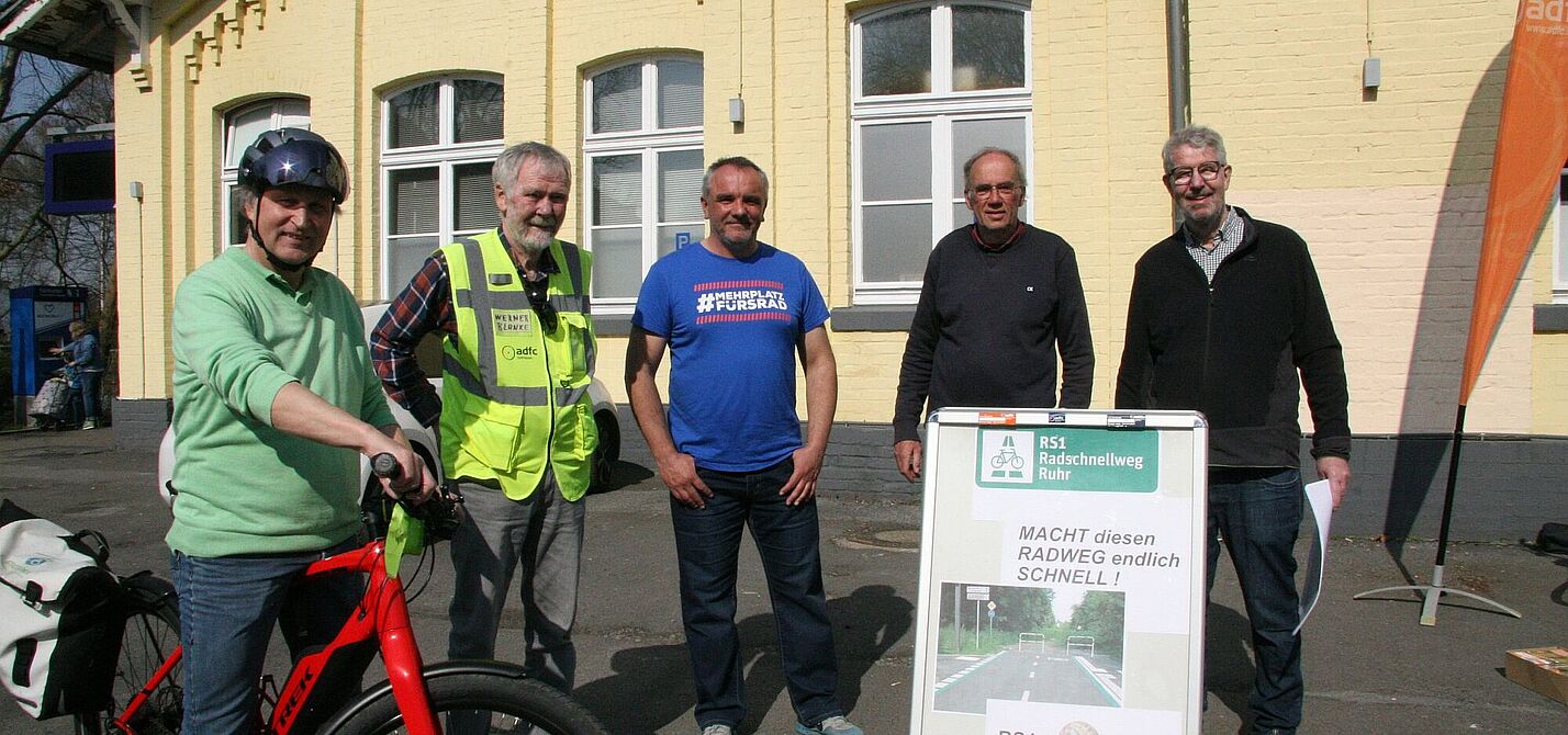 ADFC-Spitzen beim Pressetermin ADFC-Spitzen beim Pressetermin
