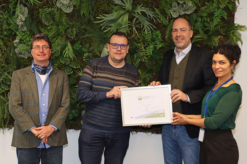 BALM ist Fahrradfreundlicher Arbeitgeber in Gold Zertifikatsübergabe "Fahrradfreundlicher Arbeitgeber" in Gold an das BALM.