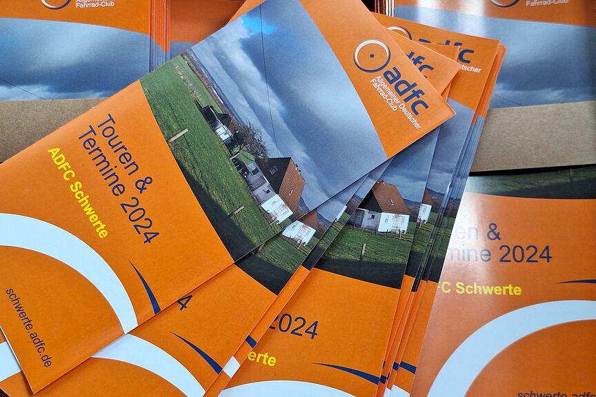 Faltblatt ADFC Schwerte für 2024 Faltblatt 2024