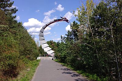 Drachenbrücke, Halde Hoheward