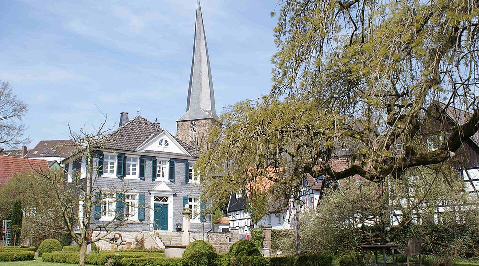 Schwerter Altstadt Blick von Schwerter Altstadt nach St. Viktor