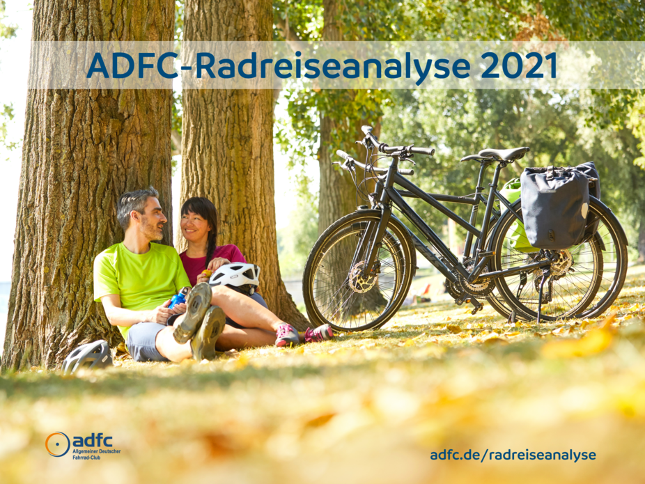 ADFC-Radreiseanalyse 2021 - Pressebild zum Download ADFC-Radreiseanalyse 2021 - Pressebild zum Download